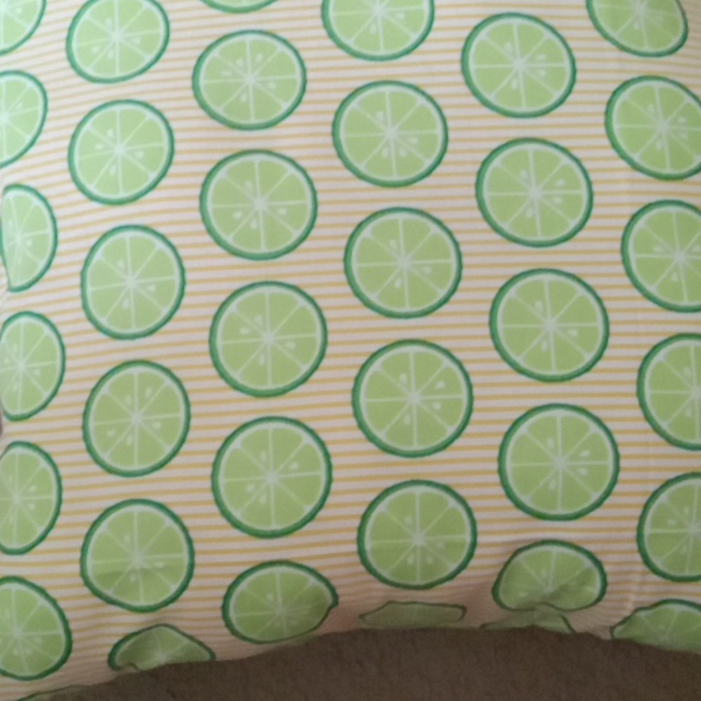 Lime Handmade Pillow